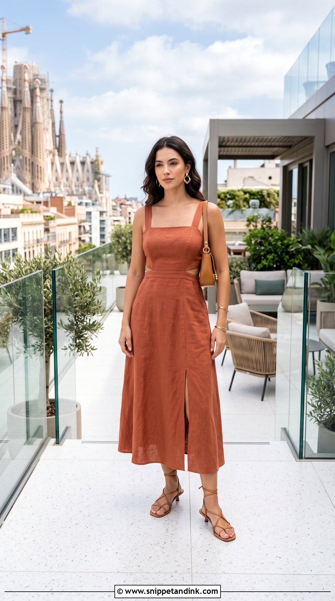 Cutout Midi Honeymoon Dress - Snippet and Ink - 20 Honeymoon Dresses for Women
