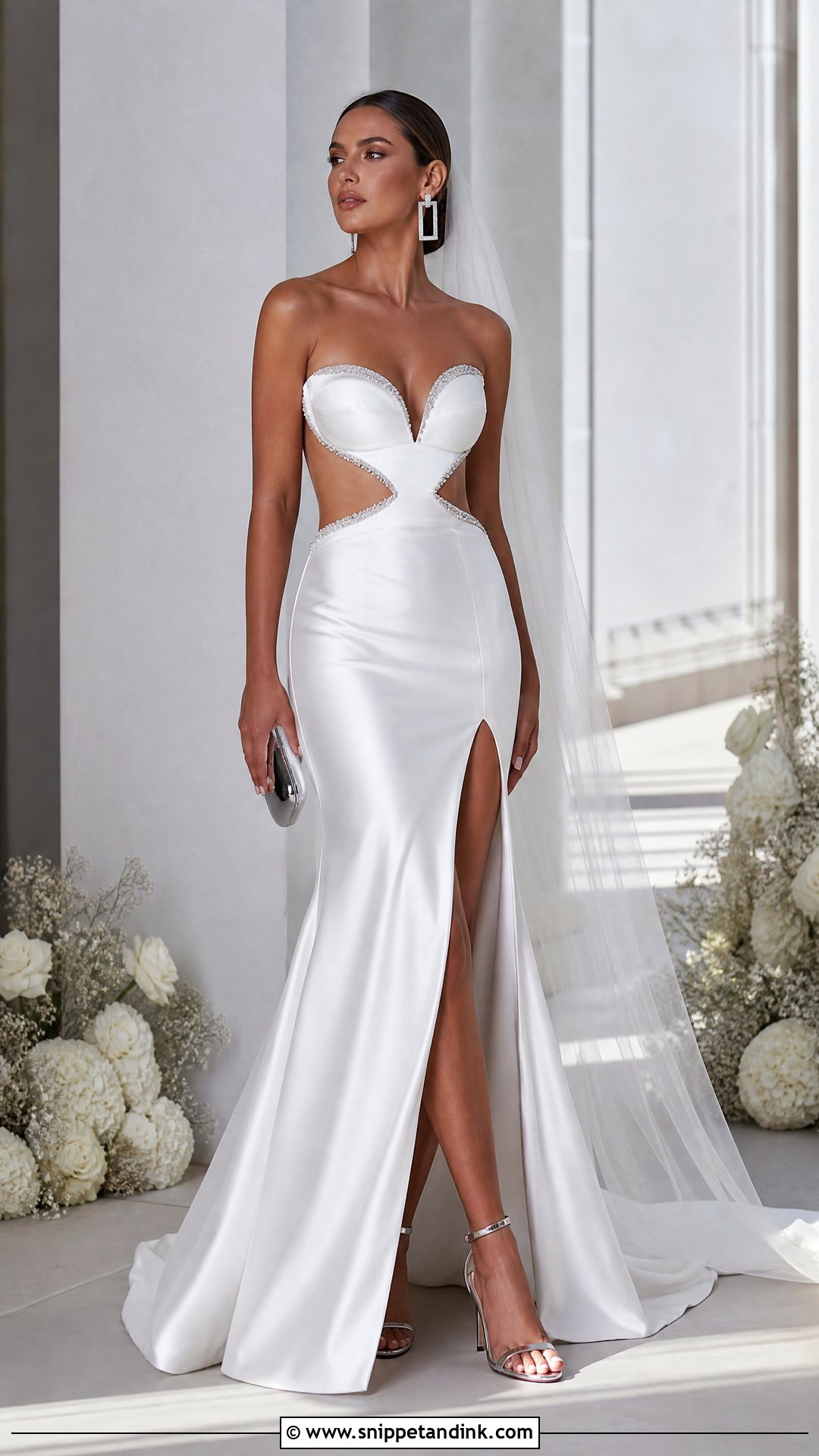 Cutout Wedding Dress - Snippet and Ink - 20 Trashy Wedding Dress Ideas