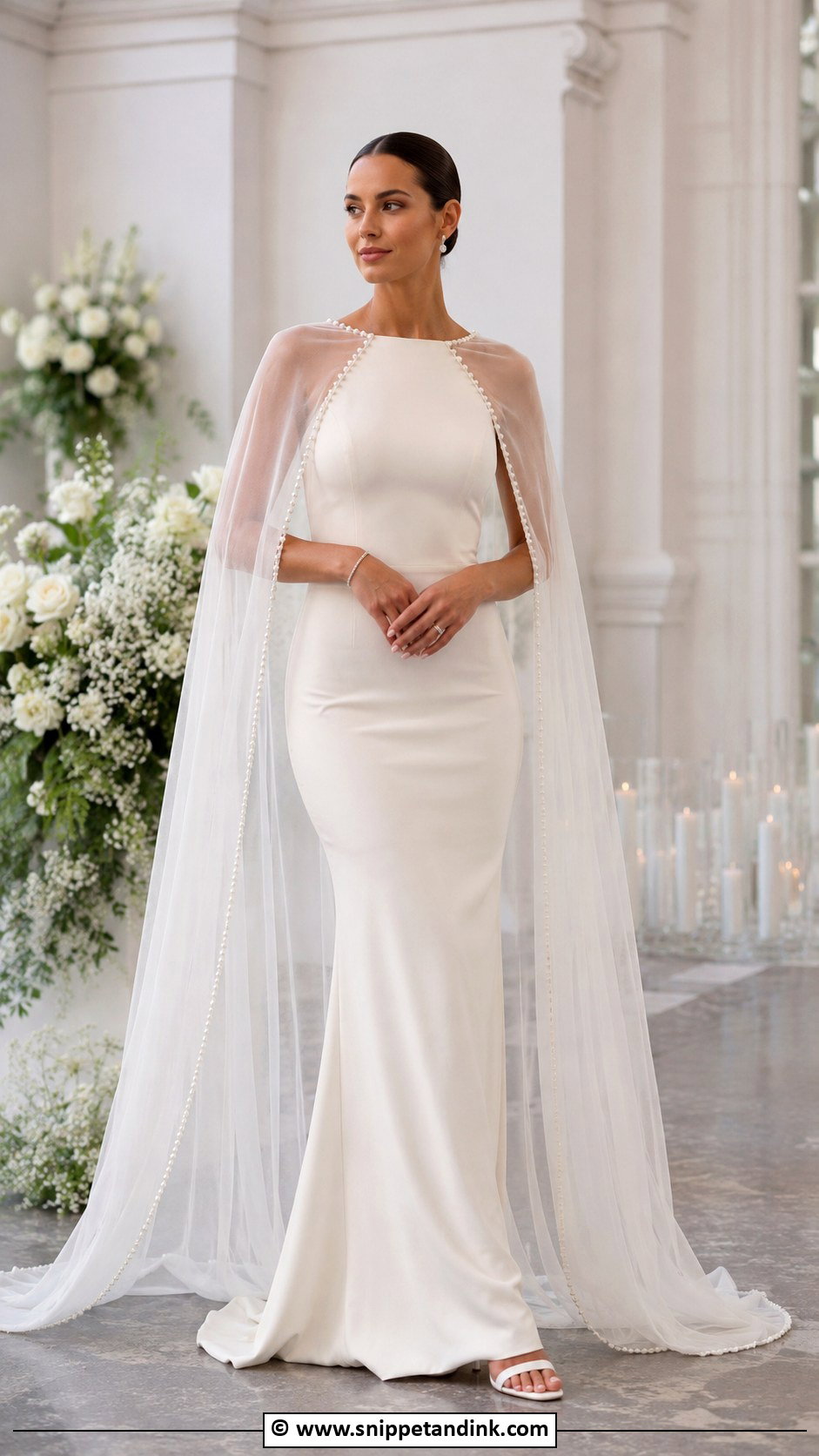 DIY Cape Wedding Dress - Snippet and Ink - 25 Diy Wedding Dress Ideas