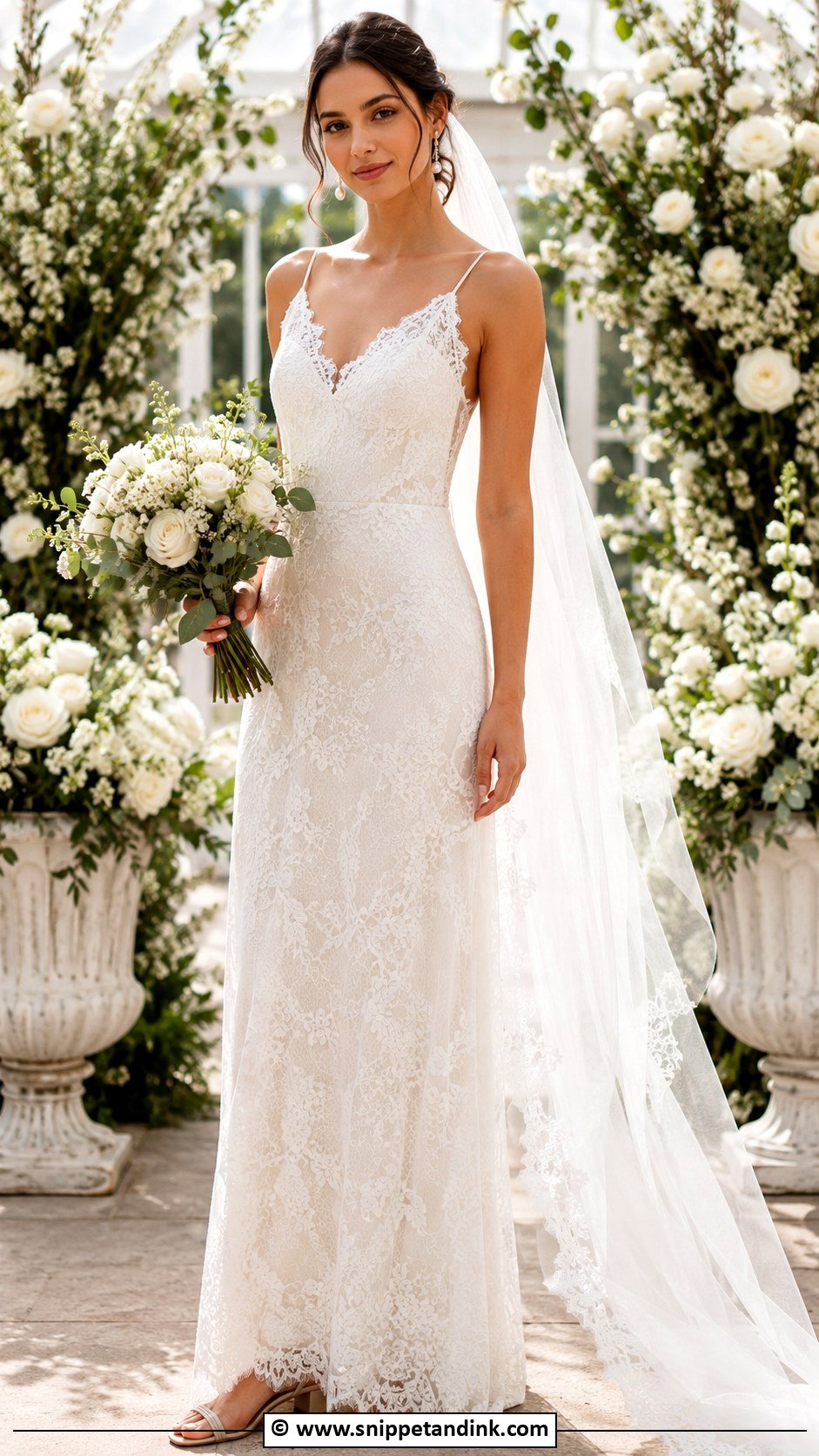 DIY Lace Overlay Wedding Dress - Snippet and Ink - 25 Diy Wedding Dress Ideas