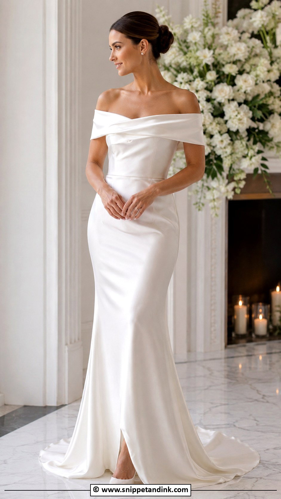 DIY Off Shoulder Wedding Dress - Snippet and Ink - 25 Diy Wedding Dress Ideas