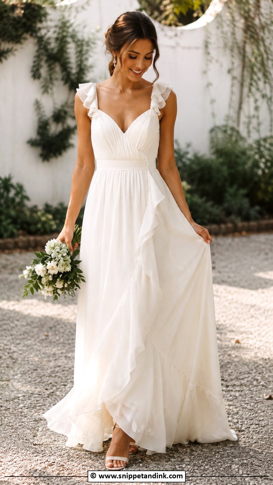 DIY Ruffle Wedding Dress - Snippet and Ink - 25 Diy Wedding Dress Ideas