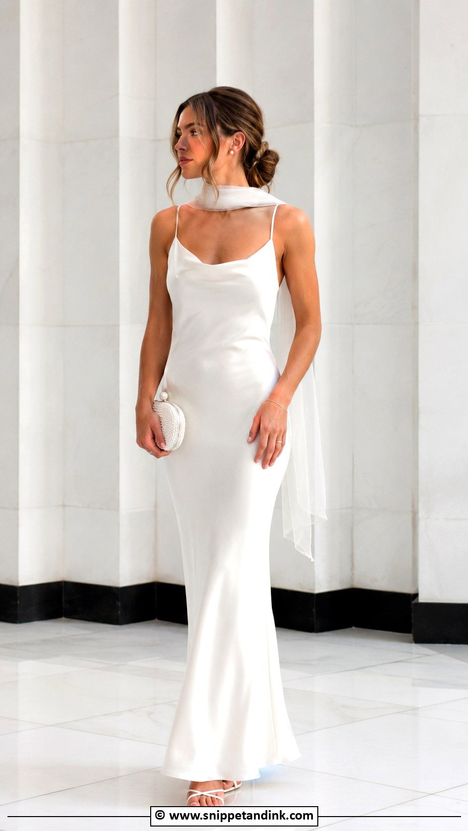 DIY Satin Slip Wedding Dress - Snippet and Ink - 25 Diy Wedding Dress Ideas