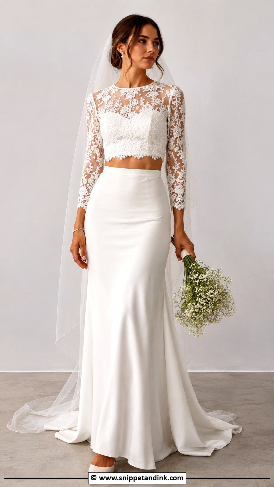 DIY Two Piece Wedding Dress - Snippet and Ink - 25 Diy Wedding Dress Ideas