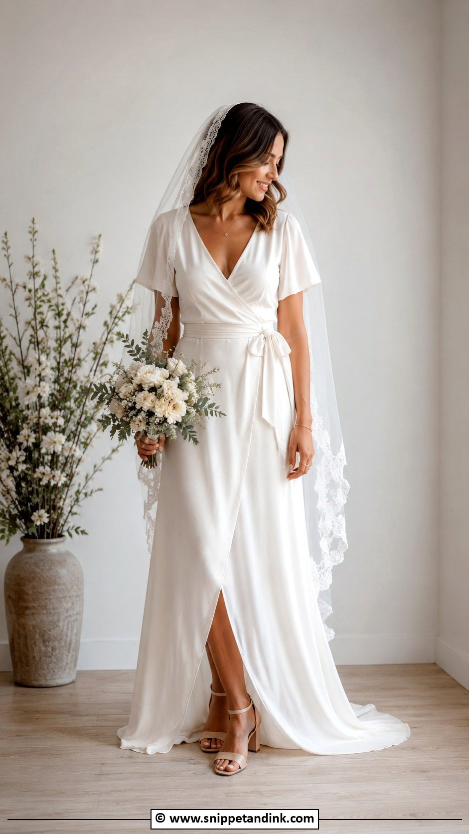 DIY Wrap Wedding Dress - Snippet and Ink - 25 Diy Wedding Dress Ideas