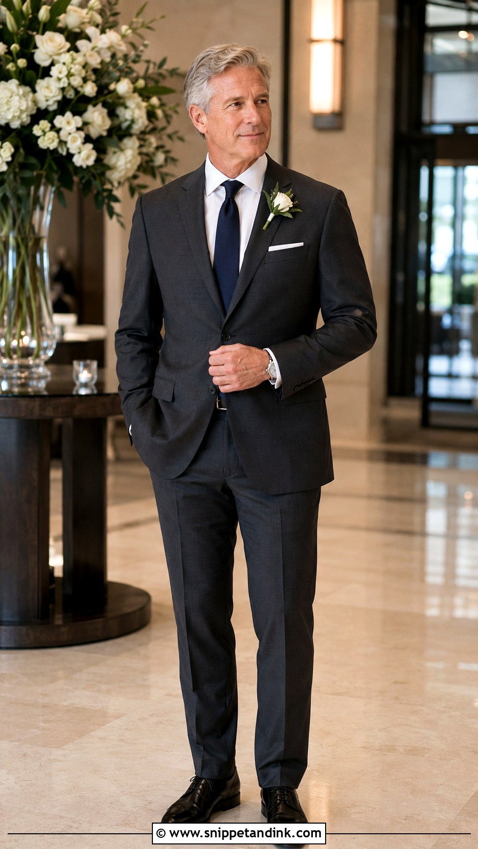 Dad of the Bride Charcoal Gray Suit - Snippet and Ink - 20 Dad of the Bride Outfit Ideas