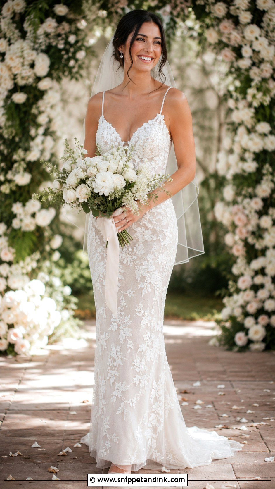 Dainty Embroidered Wedding Dress - Snippet and Ink - 30 Dainty Wedding Dress Ideas