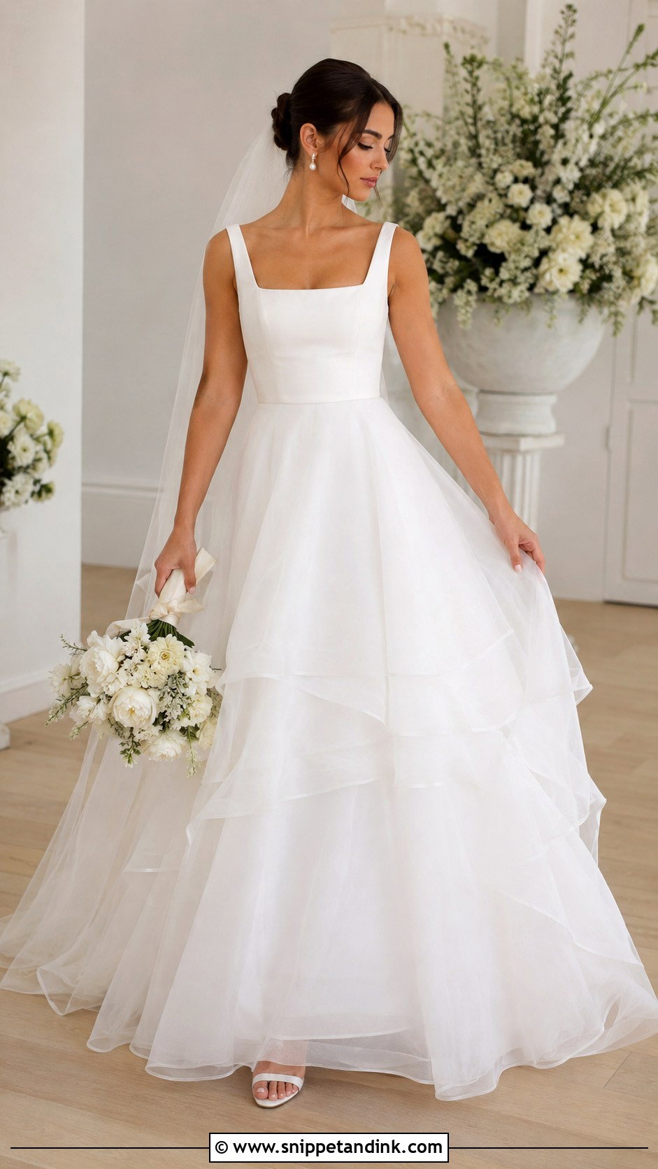 Dainty Organza Wedding Dress - Snippet and Ink - 30 Dainty Wedding Dress Ideas