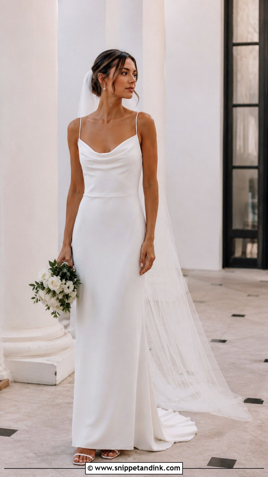 Dainty Sheath Wedding Dress - Snippet and Ink - 30 Dainty Wedding Dress Ideas