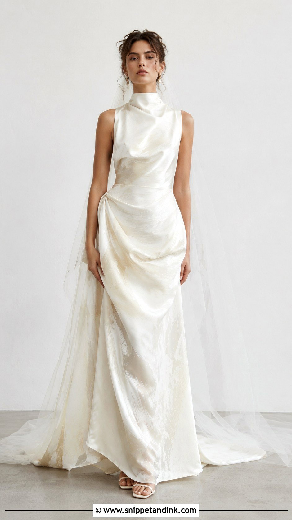 Danielle Frankel Hand Painted Wedding Dress - Snippet and Ink - 25 Danielle Frankel Wedding Dress Ideas