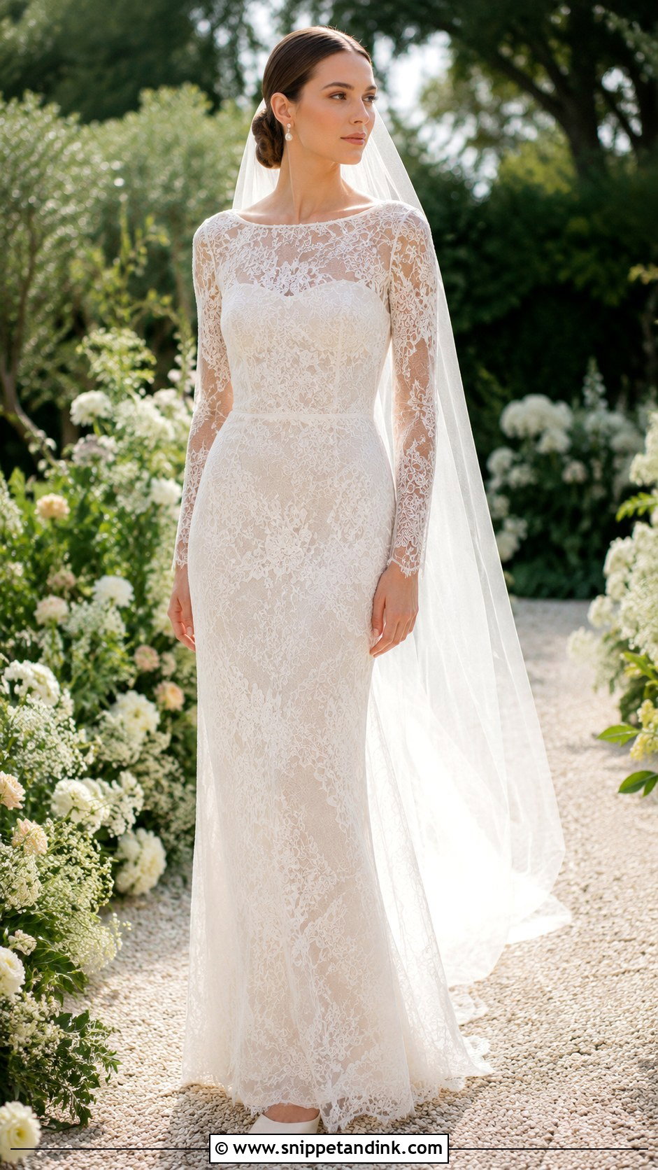 Danielle Frankel Lace Wedding Dress - Snippet and Ink - 25 Danielle Frankel Wedding Dress Ideas