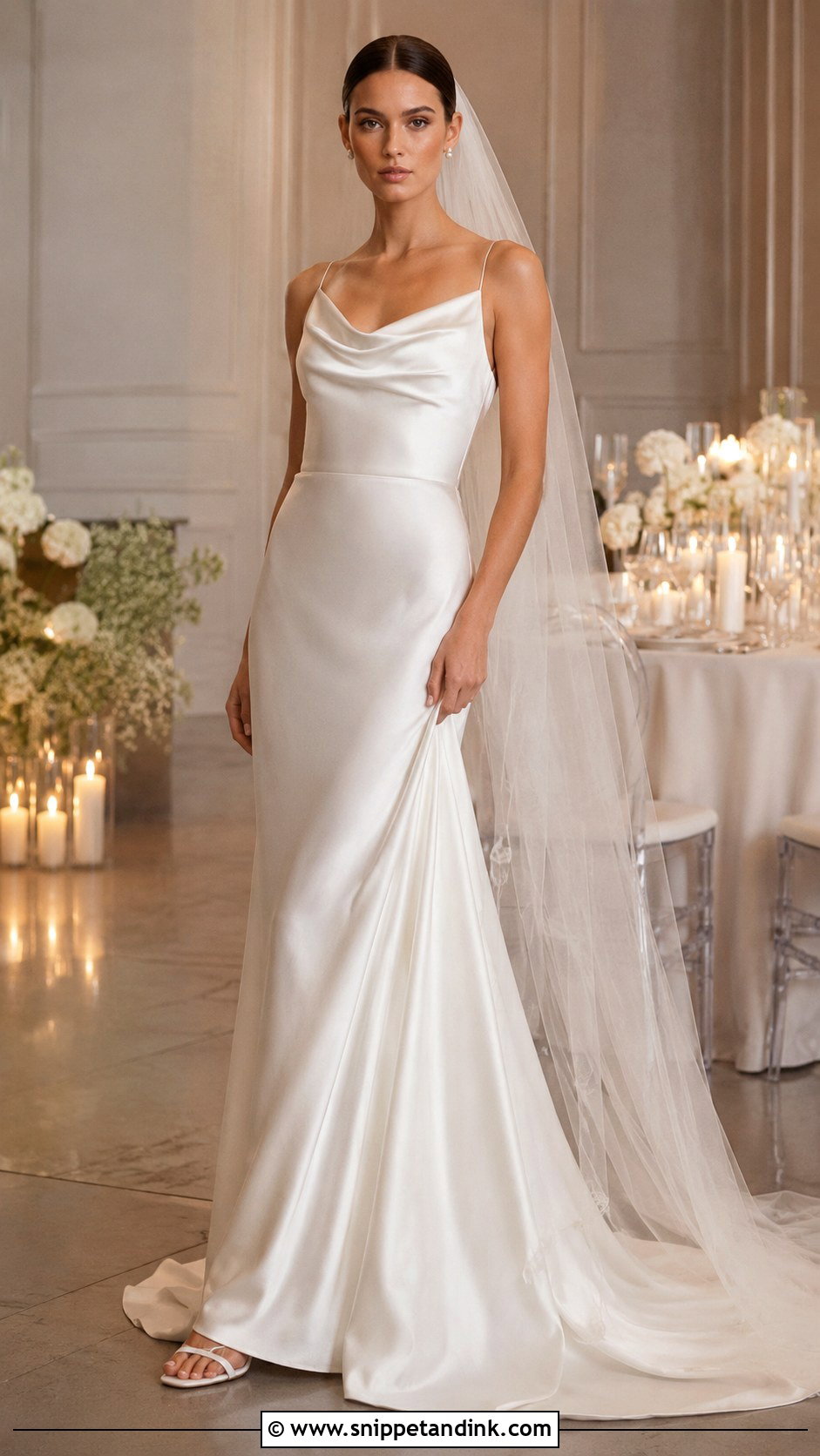 Danielle Frankel Satin Wedding Dress - Snippet and Ink - 25 Danielle Frankel Wedding Dress Ideas