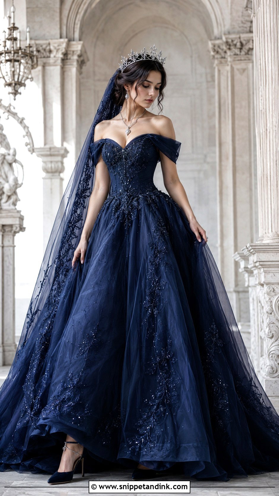 Dark Goddess Wedding Dress - Snippet and Ink - 20 Fantasy Goddesses Wedding Dress Ideas