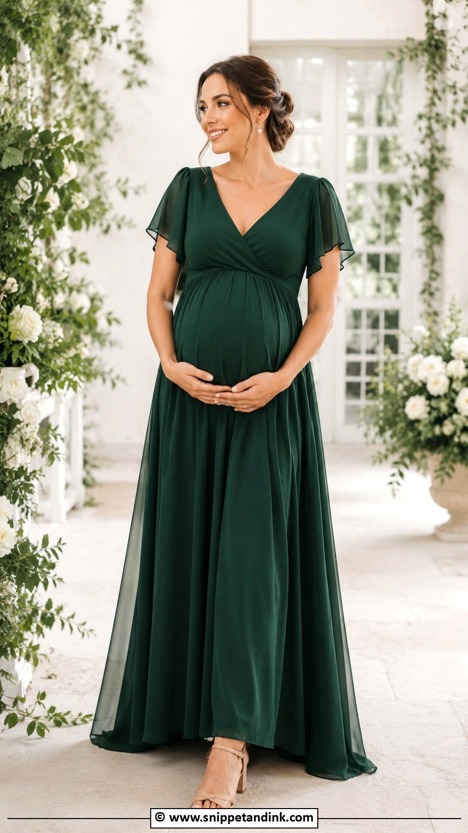 Dark Green Maternity Wedding Dress - Snippet and Ink - 25 Dark Green Wedding Dress Ideas