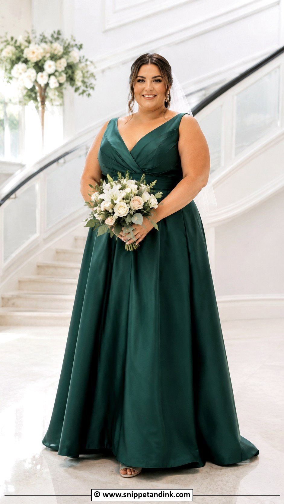 Dark Green Plus Size Wedding Dress - Snippet and Ink - 25 Dark Green Wedding Dress Ideas