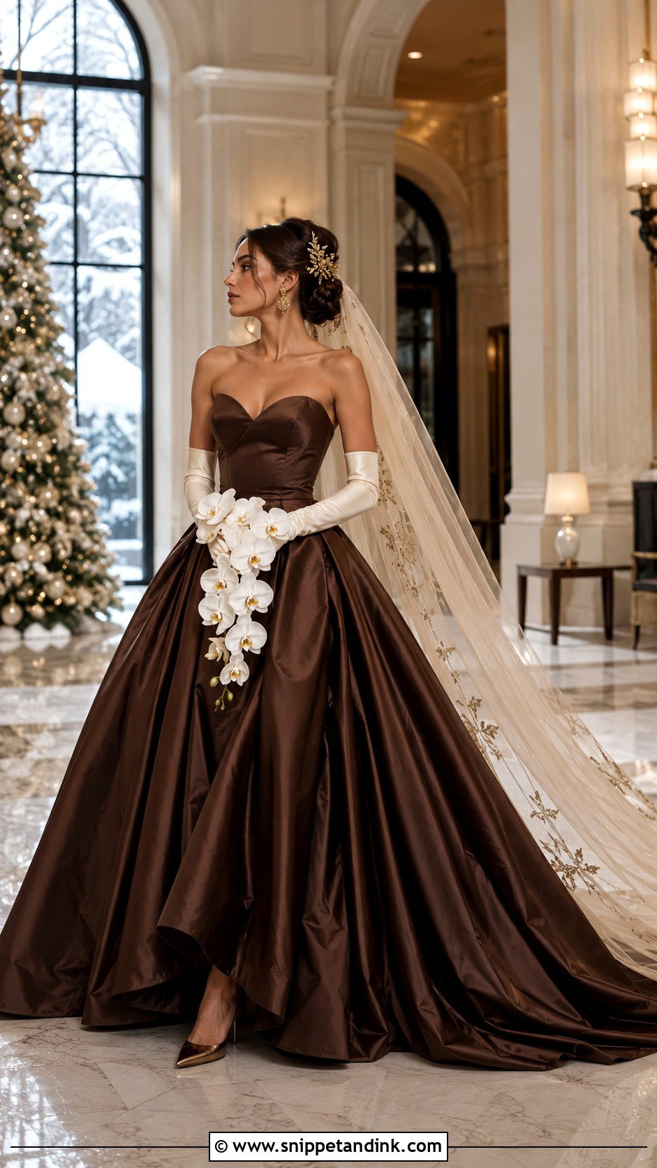Dark Mocha Wedding Dress - Snippet and Ink - 20 Mocha Wedding Dress Ideas