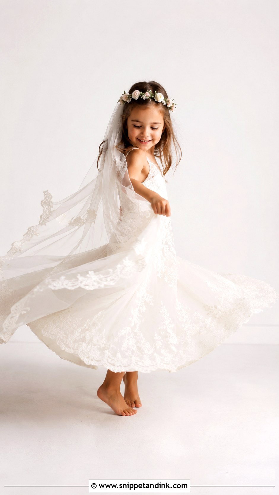 Daughter Twirling in the Wedding Dress - Snippet and Ink - 20 Daughter in Wedding Dress Photo Ideas