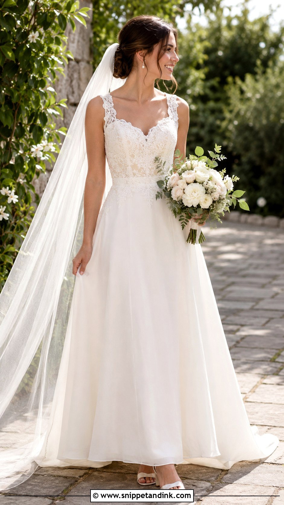 Daughter in Moms Sleeveless Wedding Dress - Snippet and Ink - 20 Daughter in Moms Wedding Dress Ideas