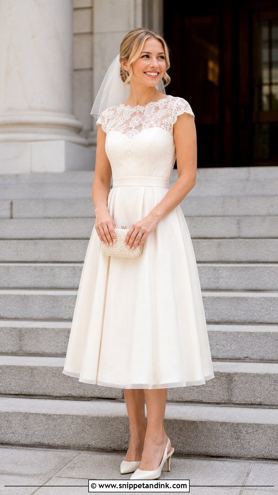 Daughter in Moms Tea Length Wedding Dress - Snippet and Ink - 20 Daughter in Moms Wedding Dress Ideas
