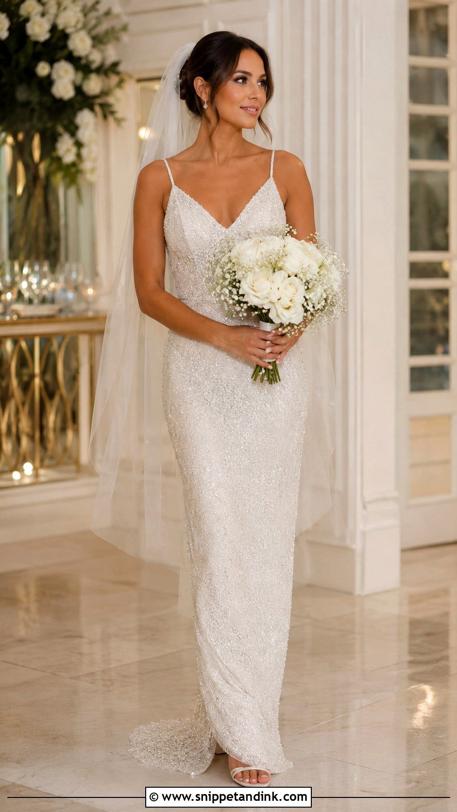 Davids Bridal Beaded Wedding Dress - Snippet and Ink - 25 Davids Bridal Wedding Dresses