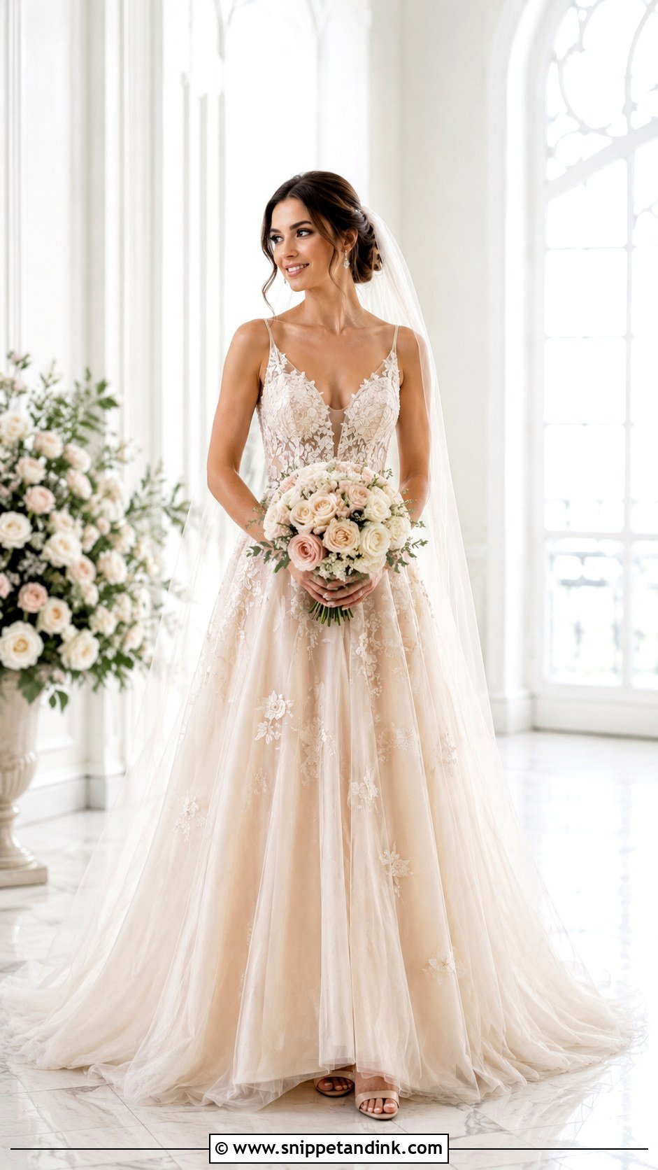 Davids Bridal Colored Wedding Dress - Snippet and Ink - 25 Davids Bridal Wedding Dresses