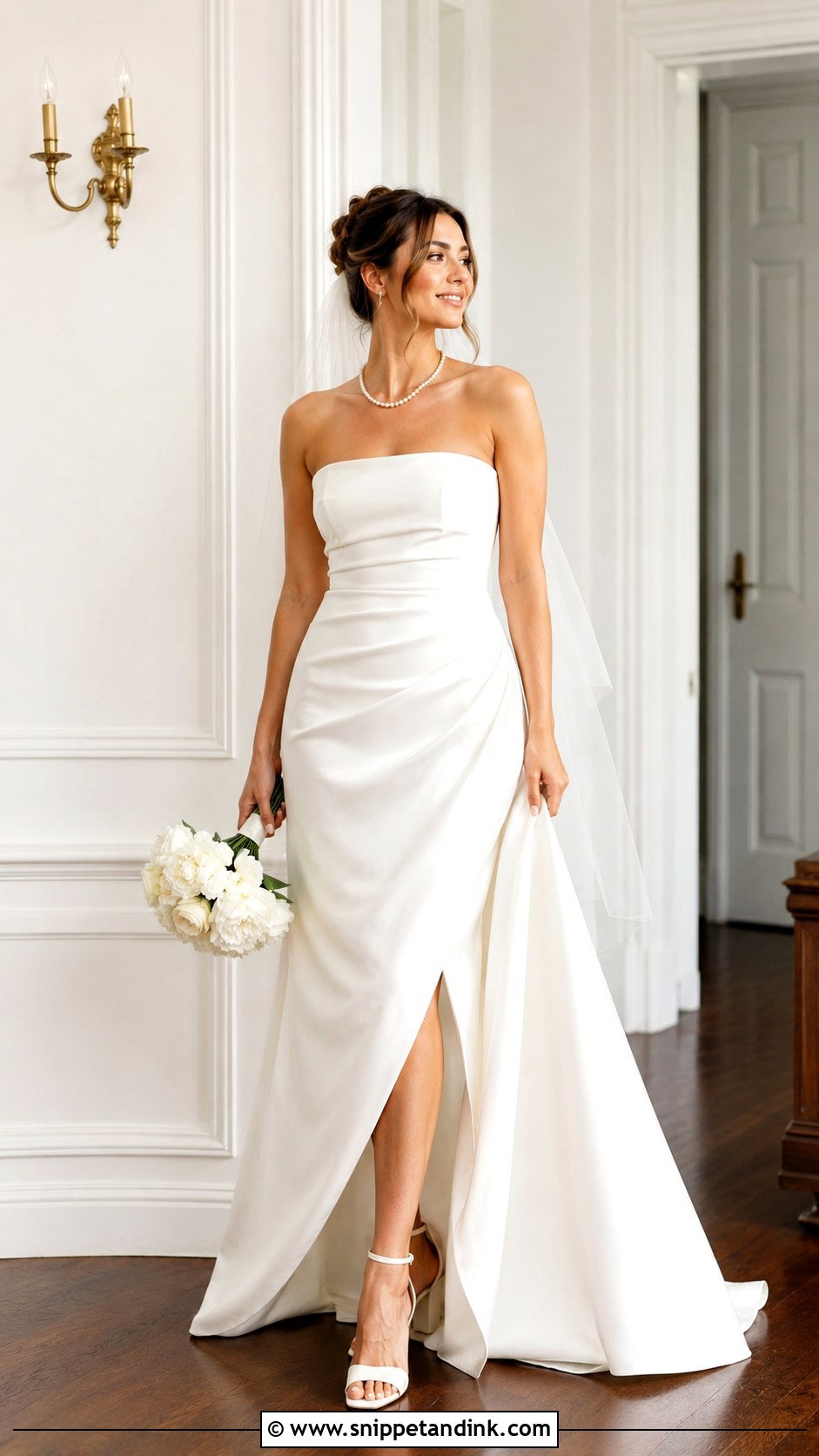 Davids Bridal Strapless Wedding Dress - Snippet and Ink - 25 Davids Bridal Wedding Dresses