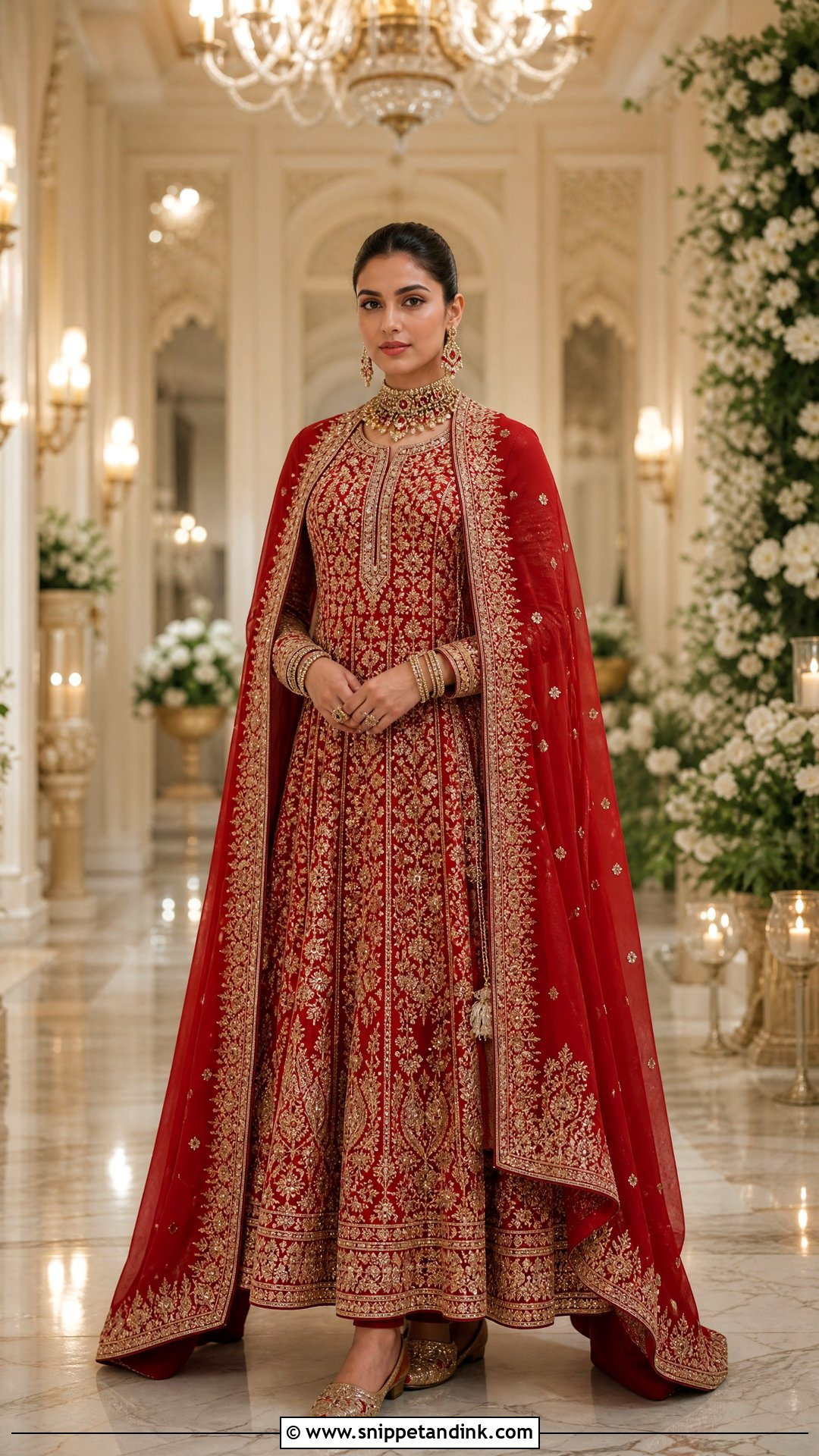 Deepika Padukone Ambani Wedding Anarkali - Snippet and Ink - 20 Ambani Wedding Celebrity Outfits