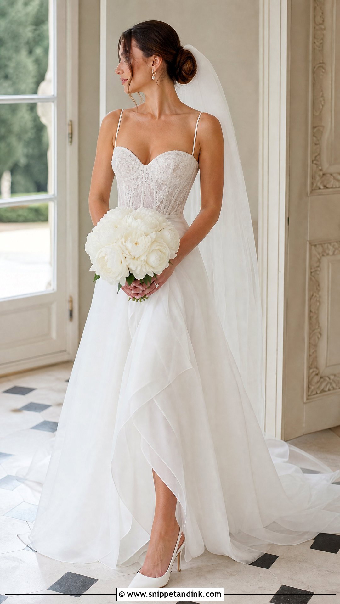 Delicate Corset Wedding Dress - Snippet and Ink - 25 Delicate Wedding Dress Ideas