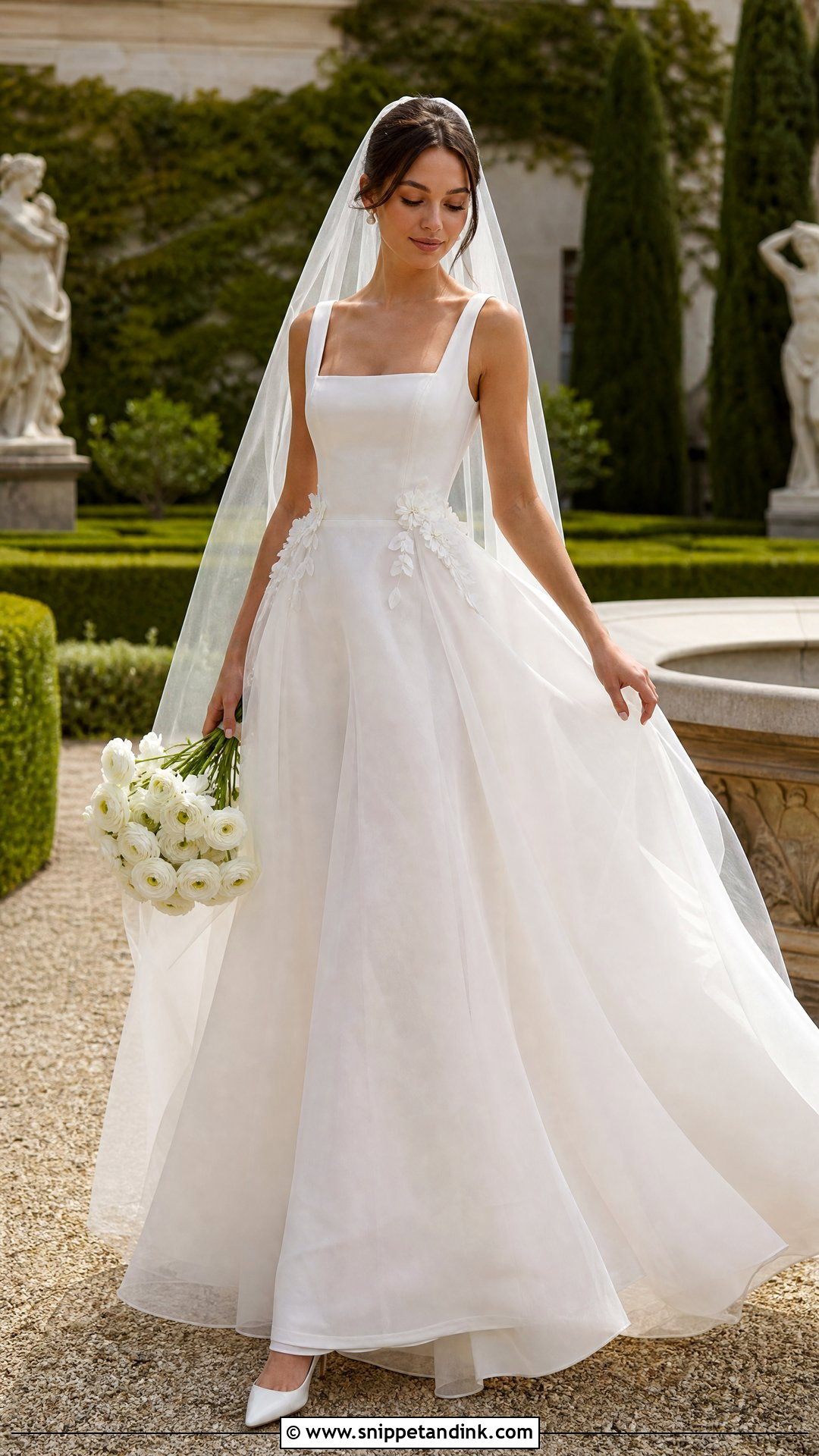 Delicate Organza Wedding Dress - Snippet and Ink - 25 Delicate Wedding Dress Ideas