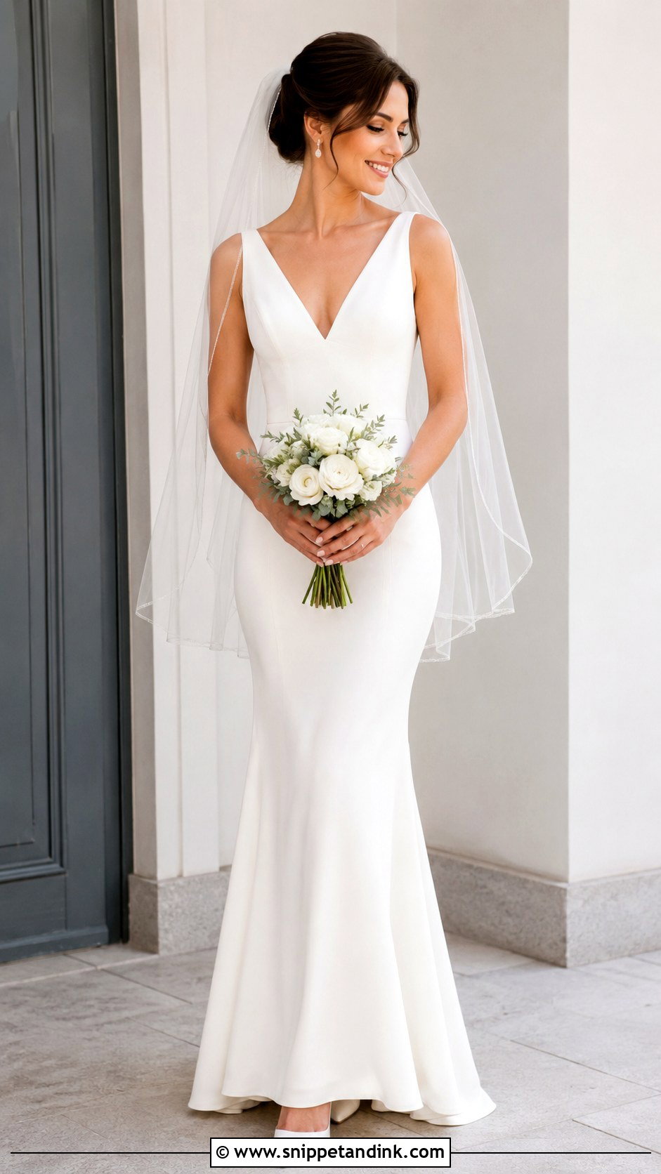 Demetrios Petite Sheath Wedding Dress - Snippet and Ink - 20 Demetrios Wedding Dress Ideas