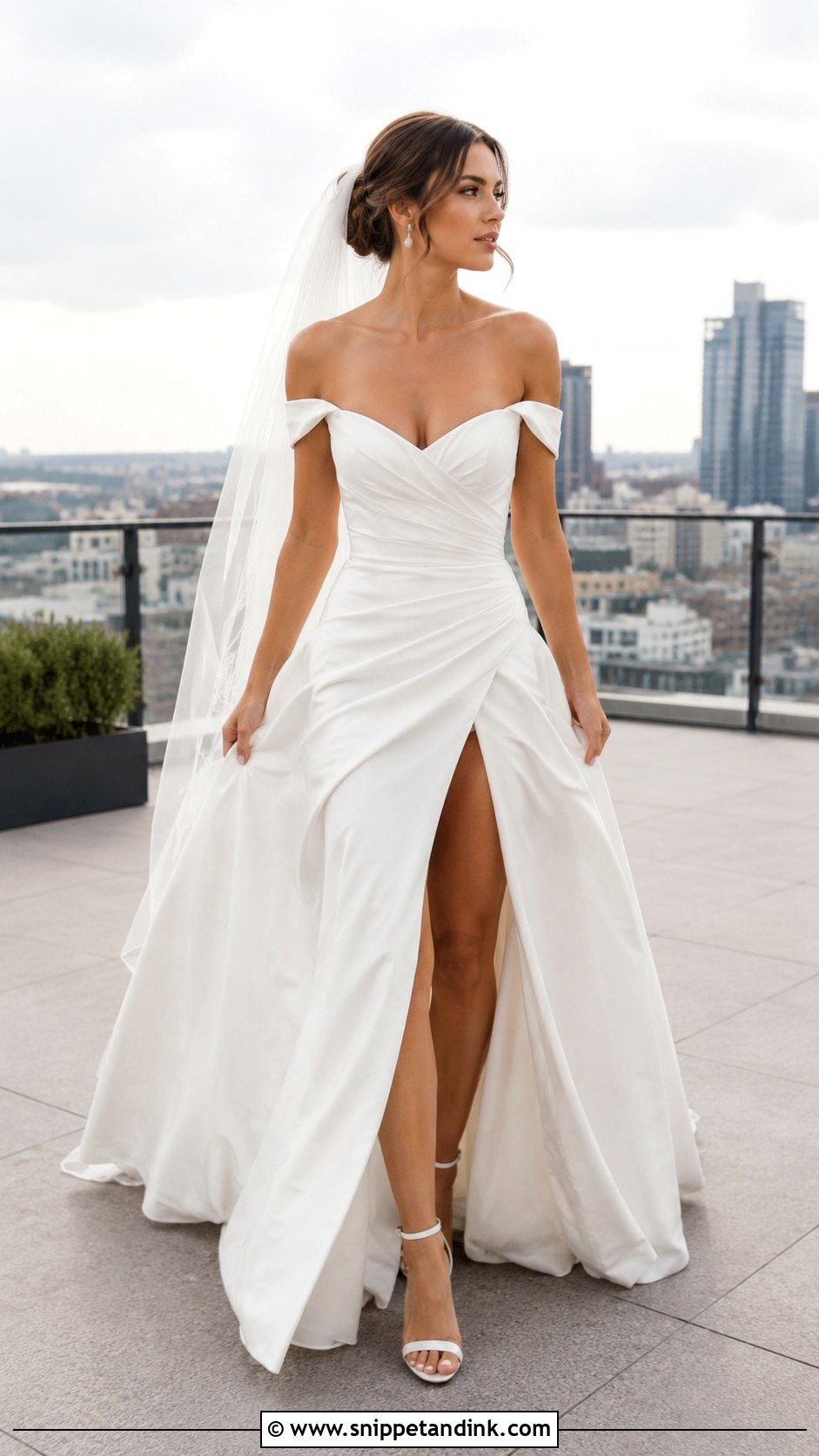 Demetrios Wedding Dress With High Slit - Snippet and Ink - 20 Demetrios Wedding Dress Ideas