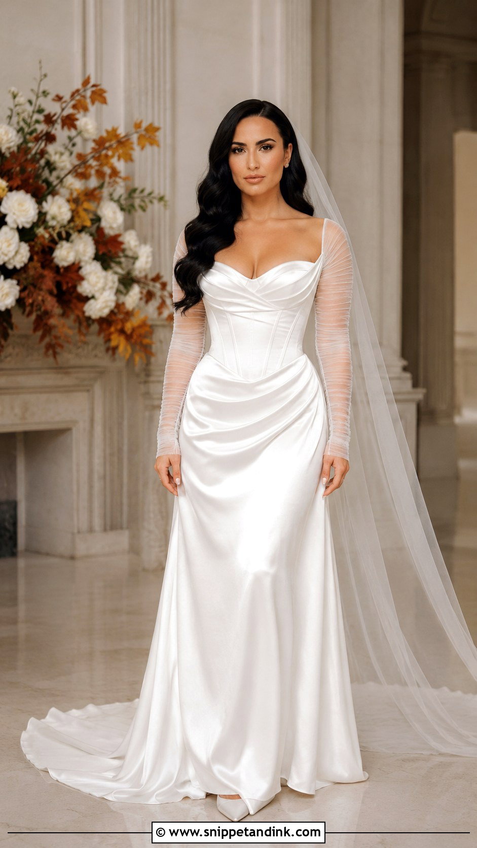 Demi Lovato Long Sleeve Wedding Dress - Snippet and Ink - 20 Demi Lovato Wedding Dress Ideas