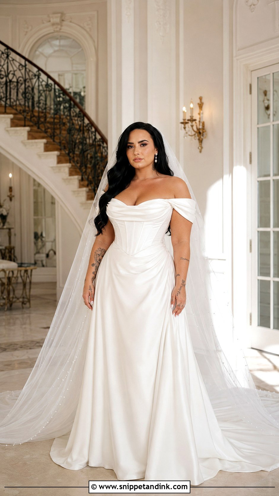 Demi Lovato Plus Size Wedding Dress - Snippet and Ink - 20 Demi Lovato Wedding Dress Ideas