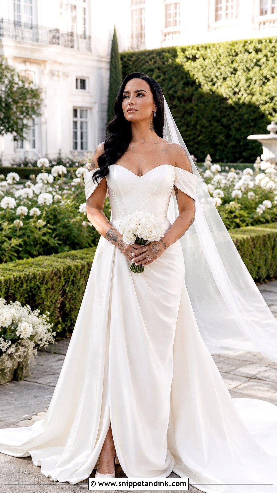 Demi Lovato Sweetheart Wedding Dress - Snippet and Ink - 20 Demi Lovato Wedding Dress Ideas
