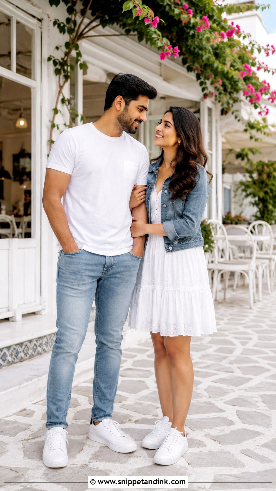 Denim And White Dress Pre Wedding Shoot - Snippet and Ink - 25 Pre Wedding Shoot Dress Ideas