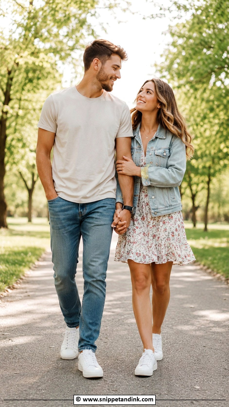 Denim Jacket And Sundress Prewedding Outfit - Snippet and Ink - 30 Casual Prewedding Outfit Ideas