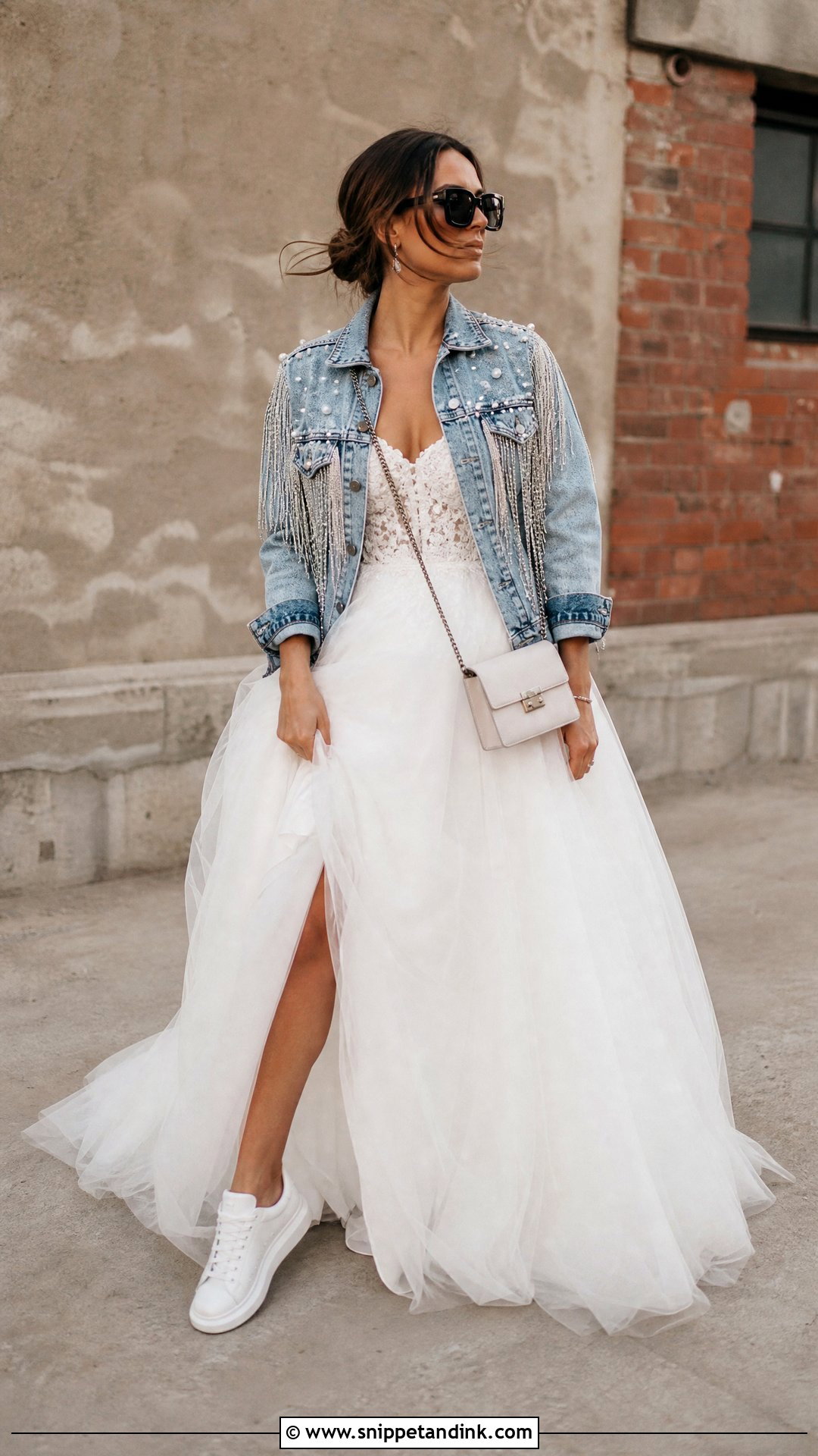 Denim Jacket Trash the Dress Divorce Photo Shoot - Snippet and Ink - 20 Trash the Dress Photo Shoot Divorce Ideas