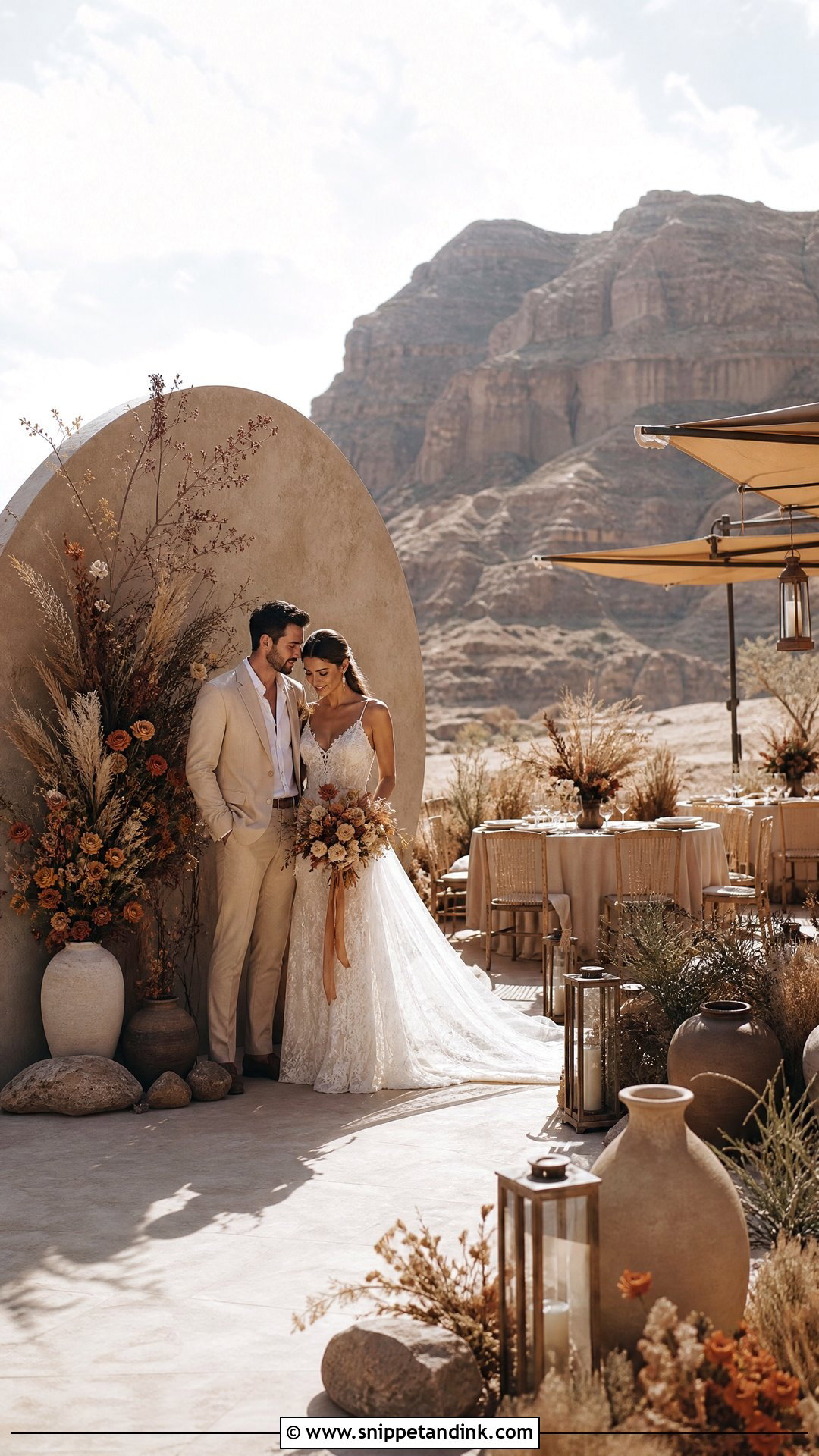 Desert Outdoor Wedding Aesthetic - Snippet and Ink - 20 Outdoor Wedding Aesthetic Ideas