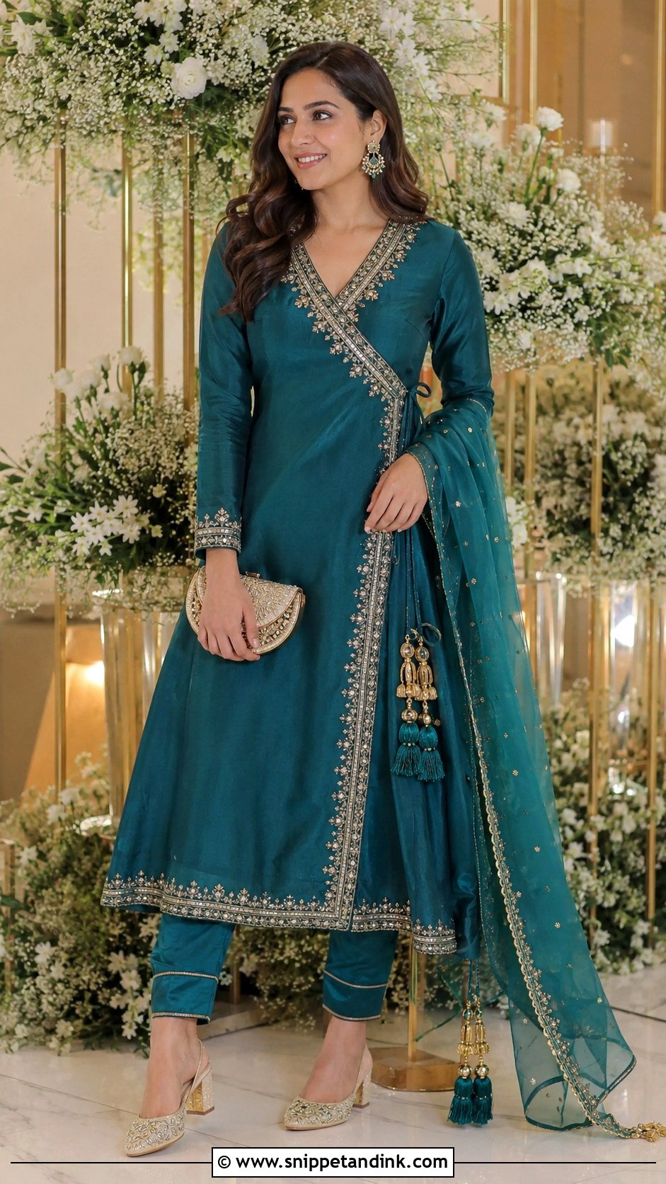 Designer Angrakha Suit for Indian Wedding - Snippet and Ink - 20 Designer Suits for Women Indian Wedding