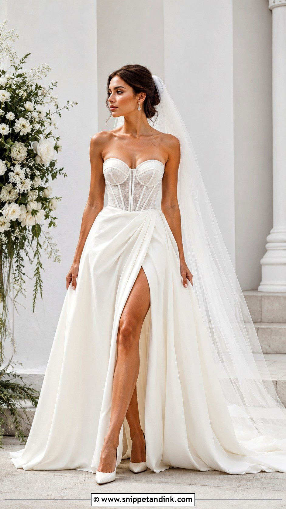 Designer Corset Wedding Dress - Snippet and Ink - 25 Designer Wedding Gowns