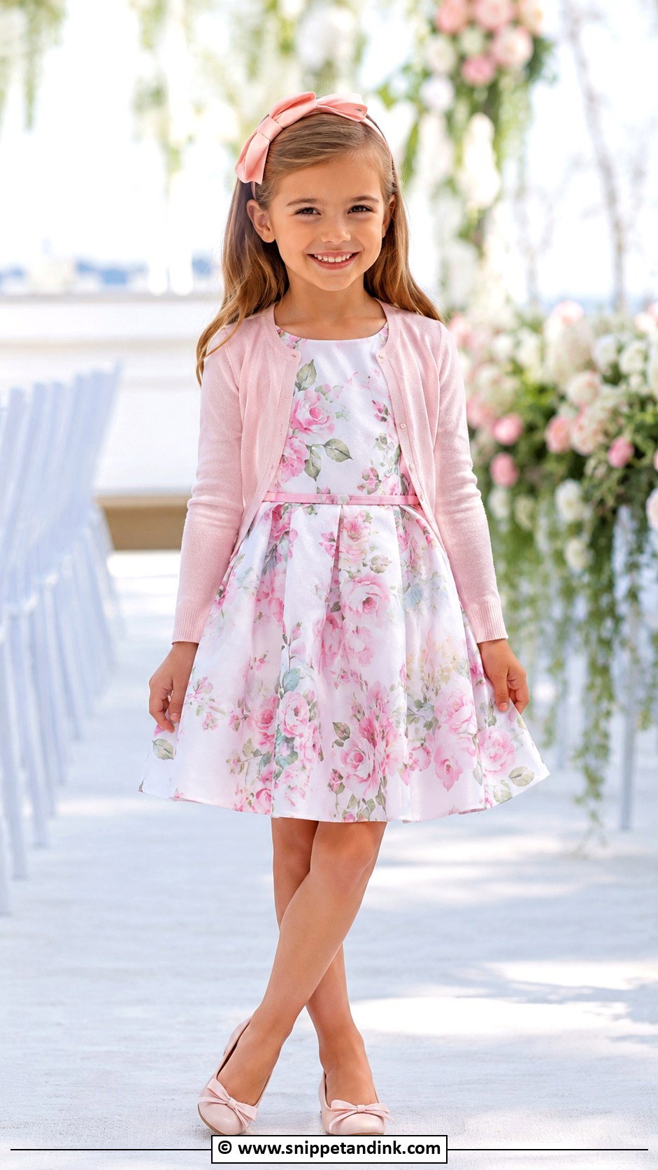 Designer Floral Print Dress - Snippet and Ink - 30 Kids Designer Dresses for Wedding