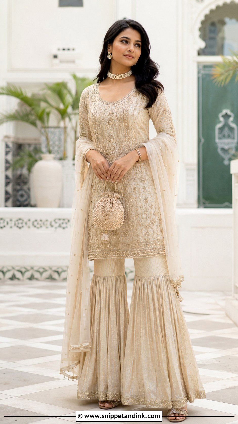 Designer Gharara Suit for Indian Wedding - Snippet and Ink - 20 Designer Suits for Women Indian Wedding