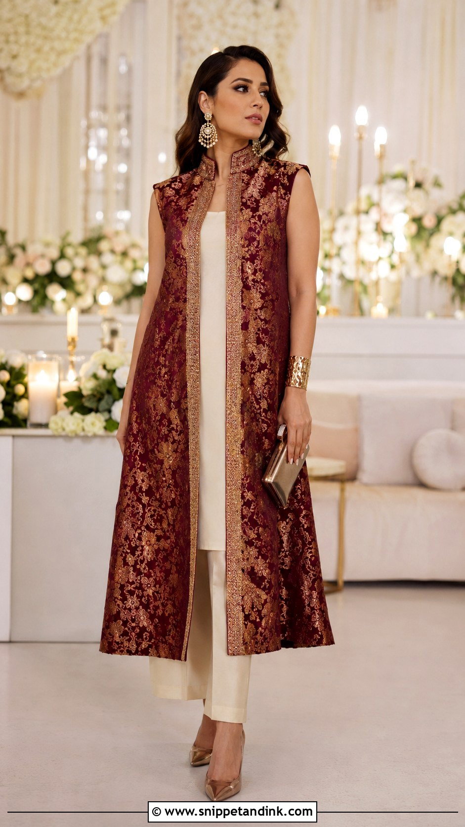 Designer Jacket Suit for Indian Wedding - Snippet and Ink - 20 Designer Suits for Women Indian Wedding