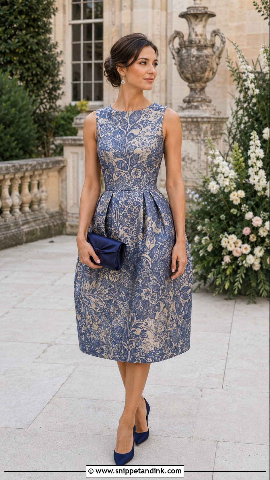 Designer Jacquard Cocktail Dress - Snippet and Ink - 20 Designer Dress for Wedding Ideas