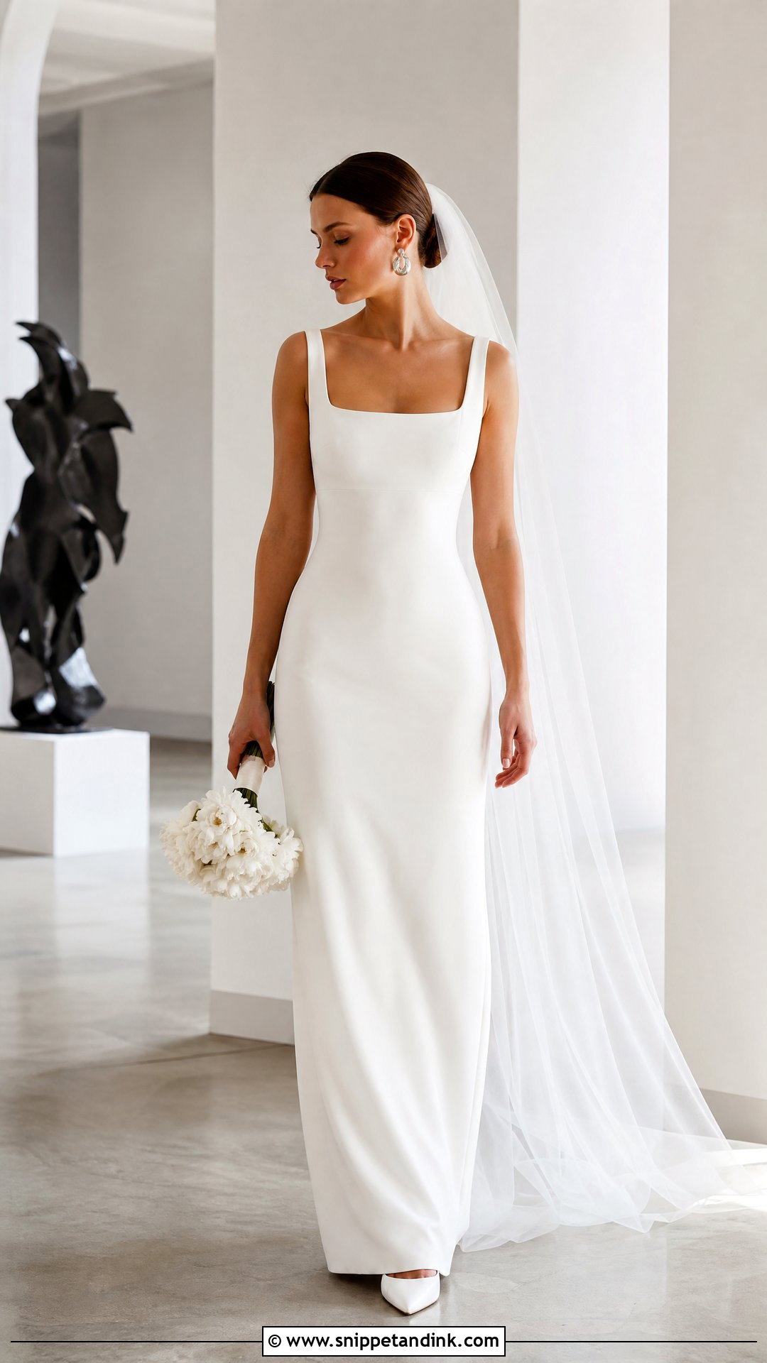 Designer Minimalist Wedding Dress - Snippet and Ink - 25 Expensive Wedding Dress Ideas