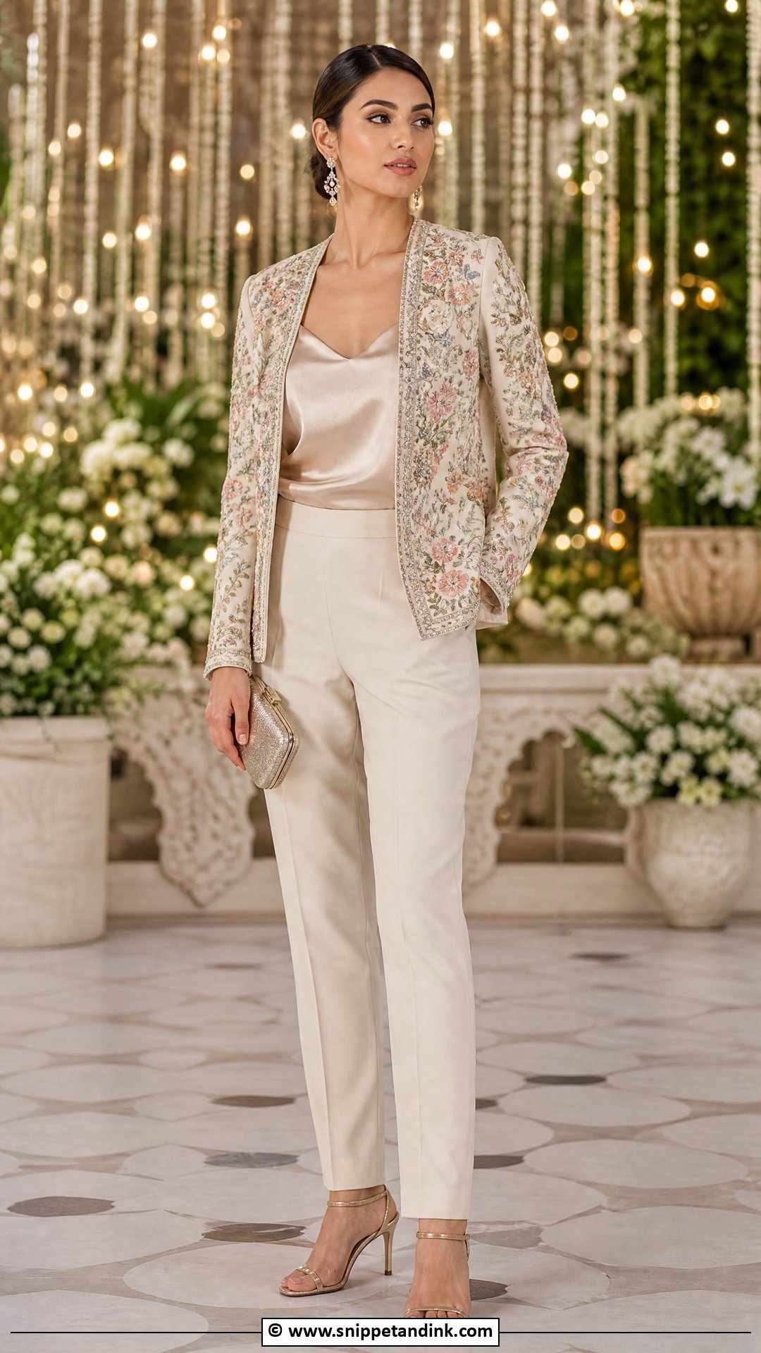 Designer Suit With Embroidered Jacket - Snippet and Ink - 35 Designer Suits for Wedding