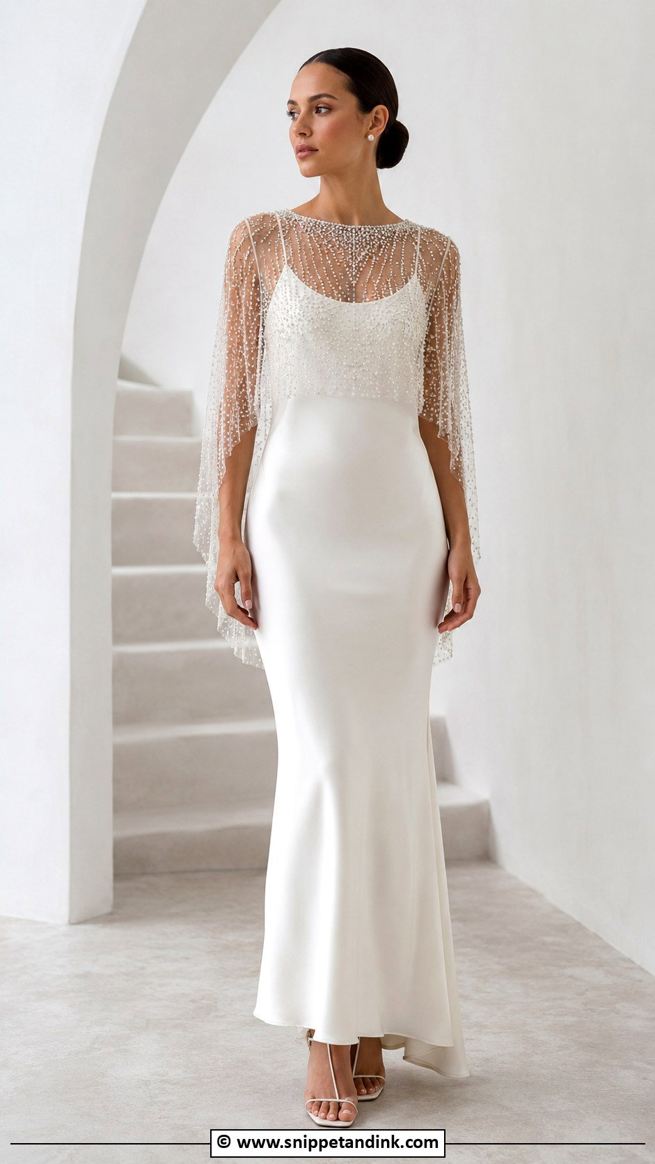Detachable Beaded Overlay Wedding Dress - Snippet and Ink - 30 Detachable Wedding Dress Ideas