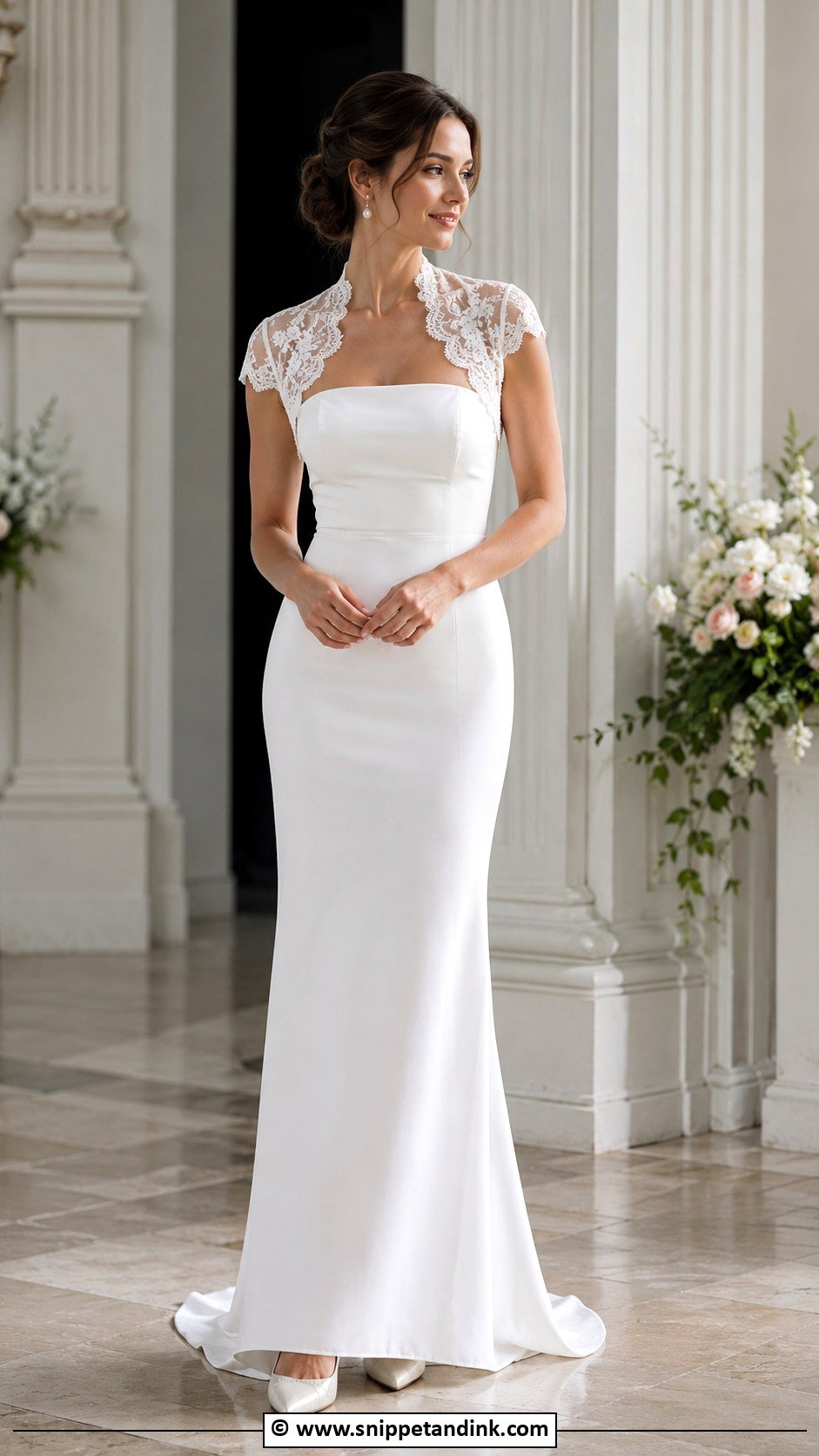 Detachable Bolero Wedding Dress - Snippet and Ink - 30 Detachable Wedding Dress Ideas