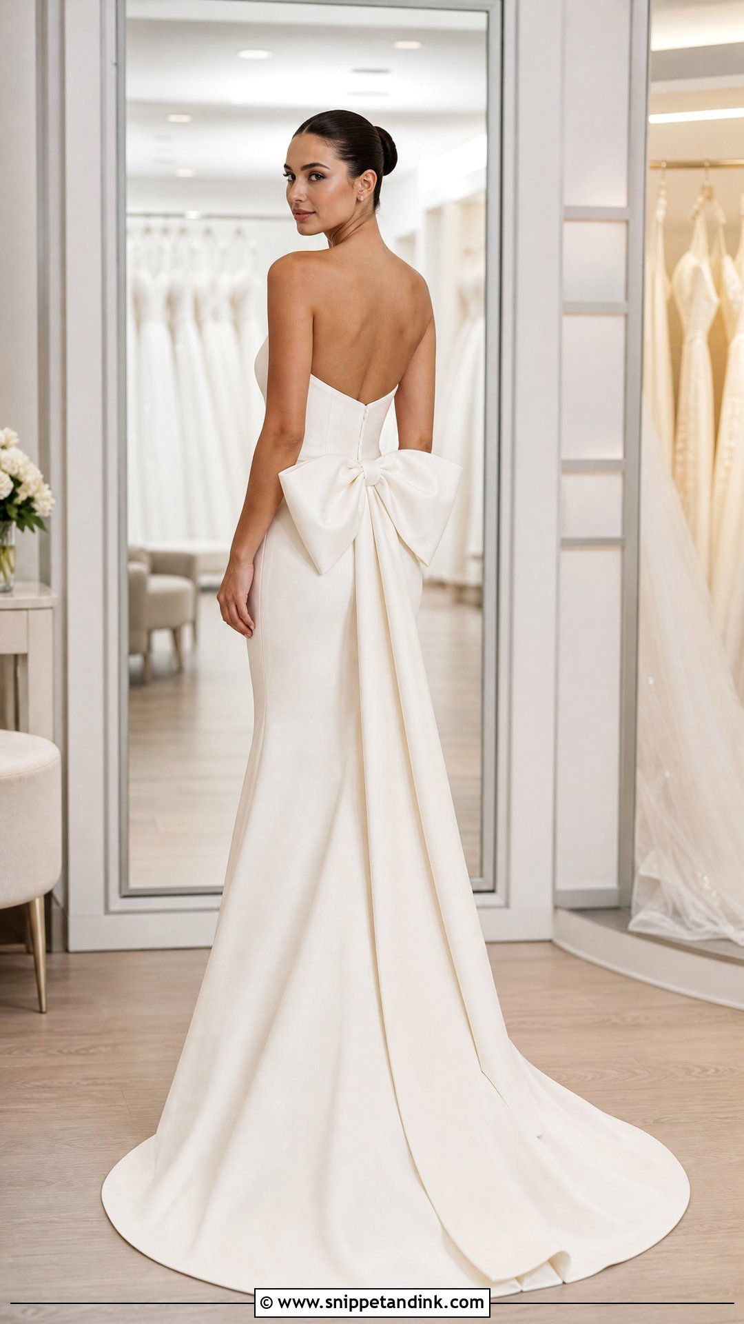Detachable Bow Wedding Dress - Snippet and Ink - 25 Bow Wedding Dress Ideas