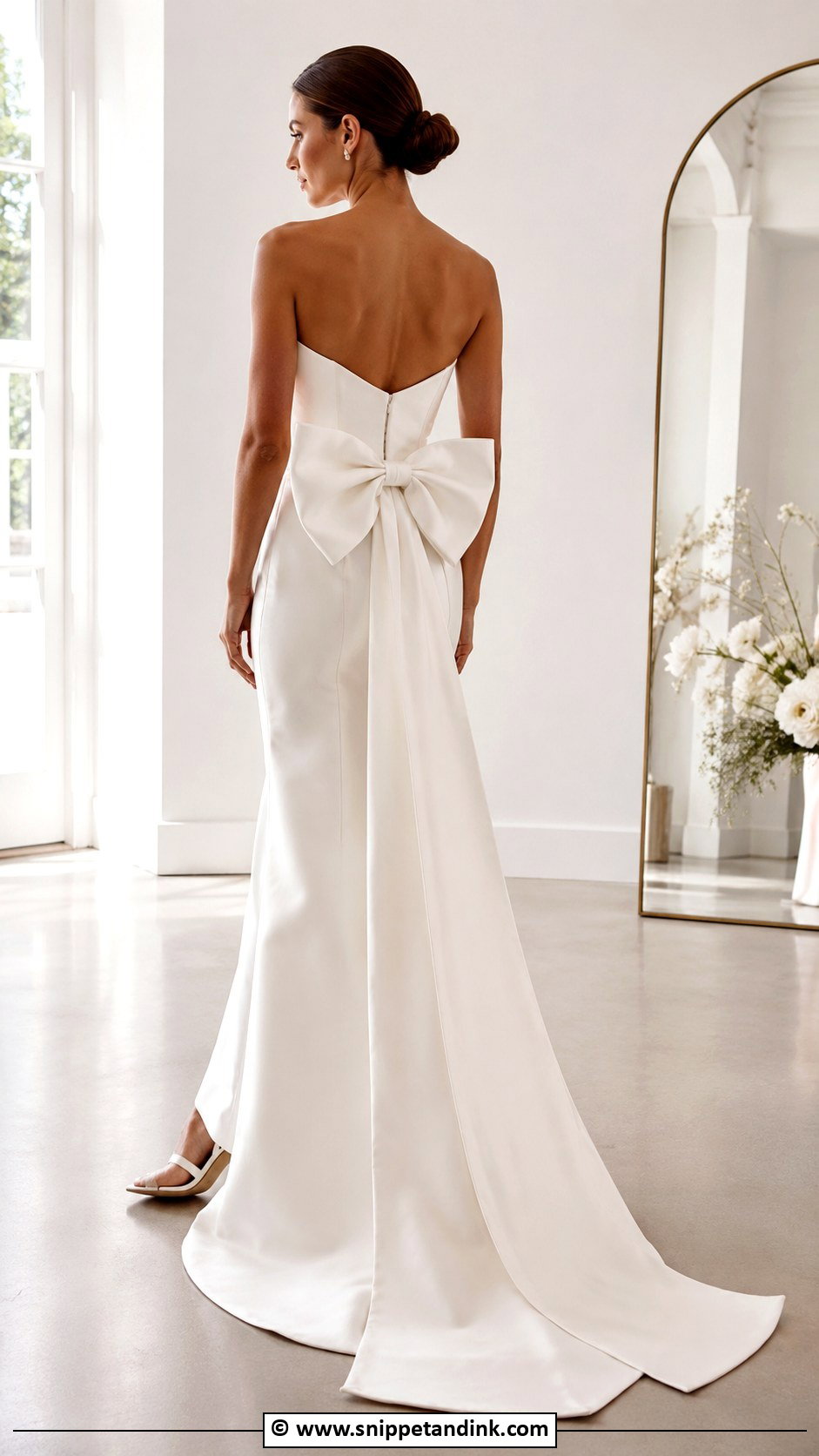 Detachable Bow Wedding Dress - Snippet and Ink - 30 Detachable Wedding Dress Ideas